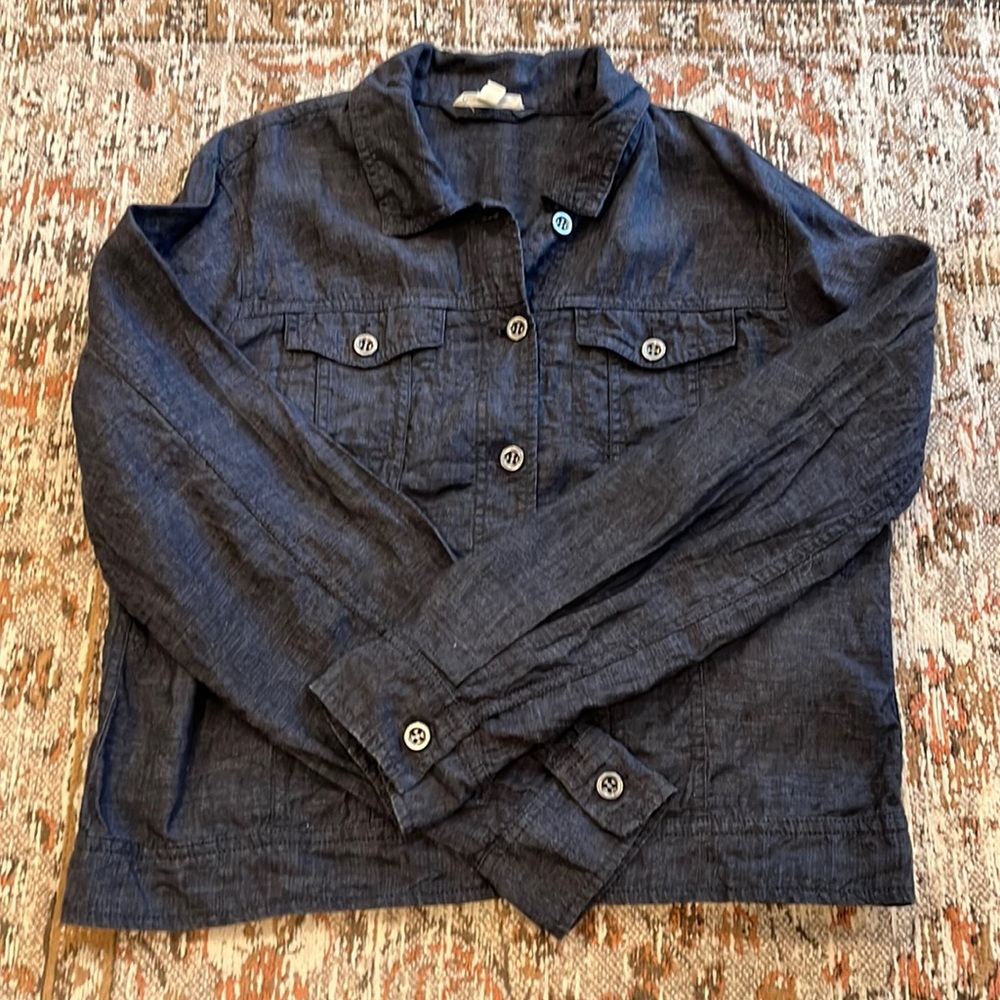 Lightweight Organic Linen Jacket